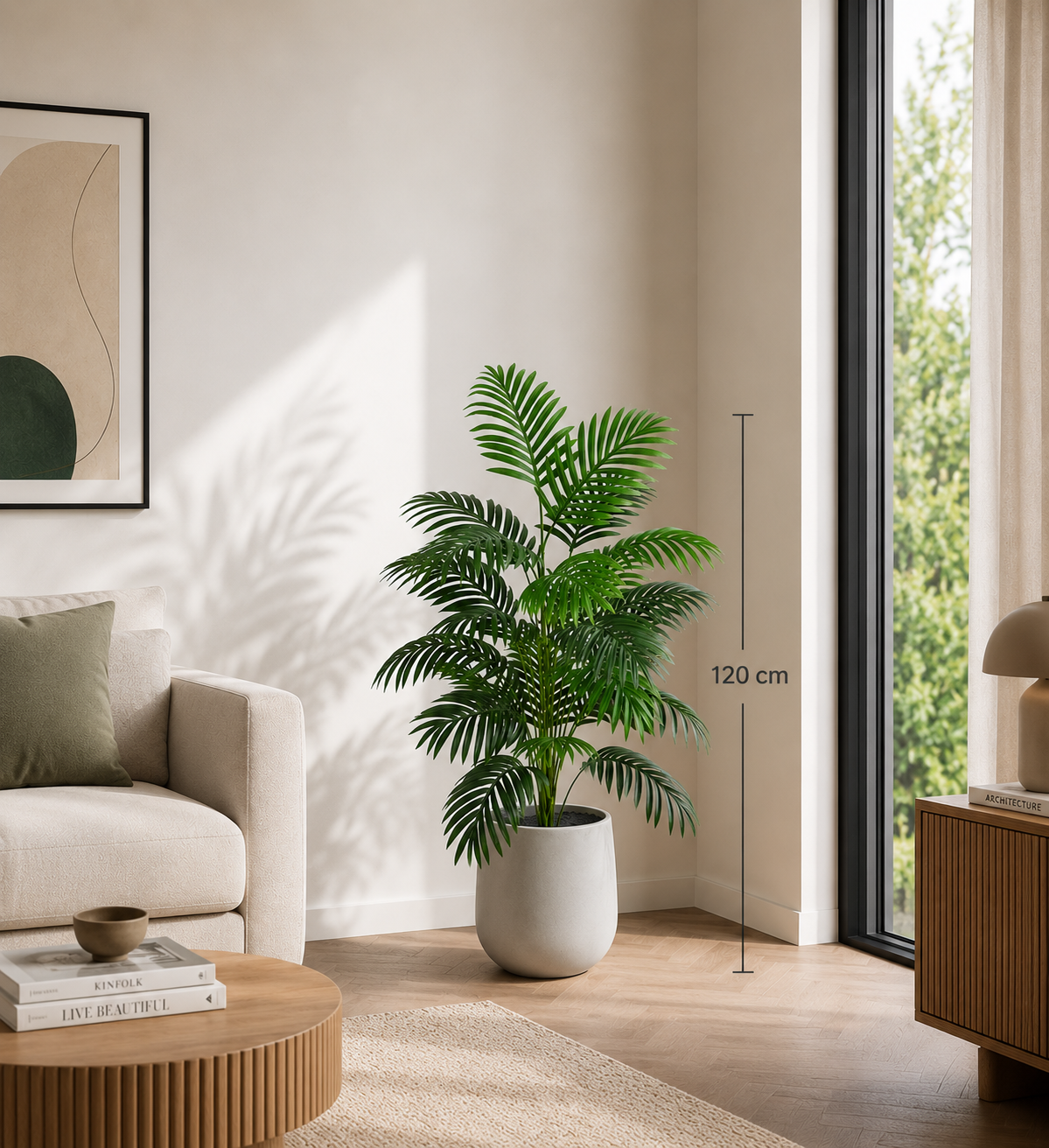 Plante artificielle - Palmier Areca 120cm