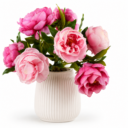 Fleurs artificielles - Bouquet de pivoines