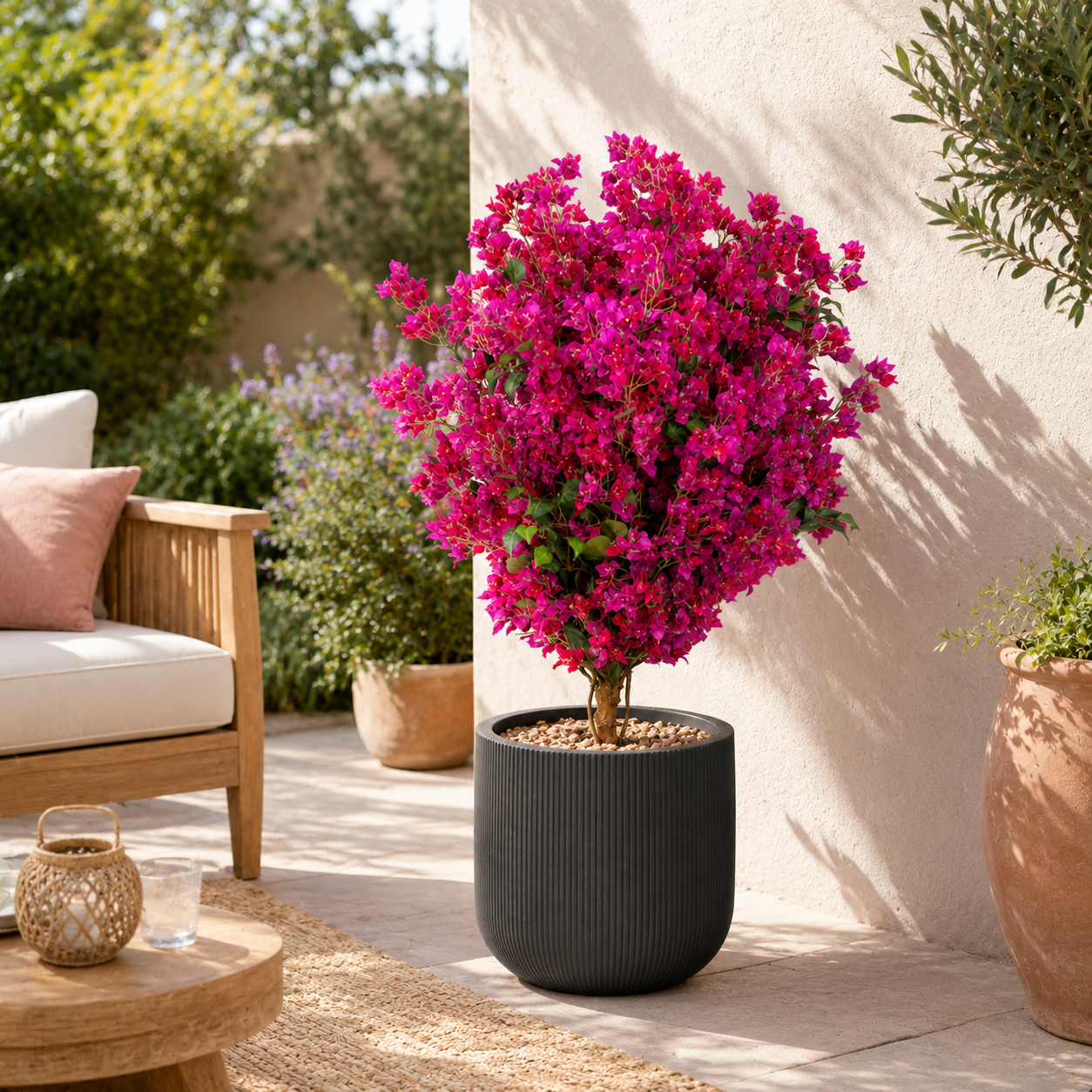 Plante artificielle - Bougainvillier rose 150 cm