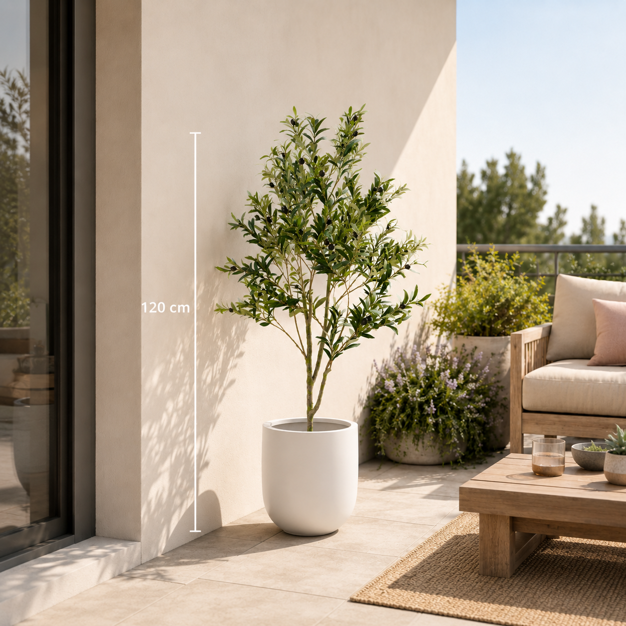 Arbre artificiel - Olivier 120cm