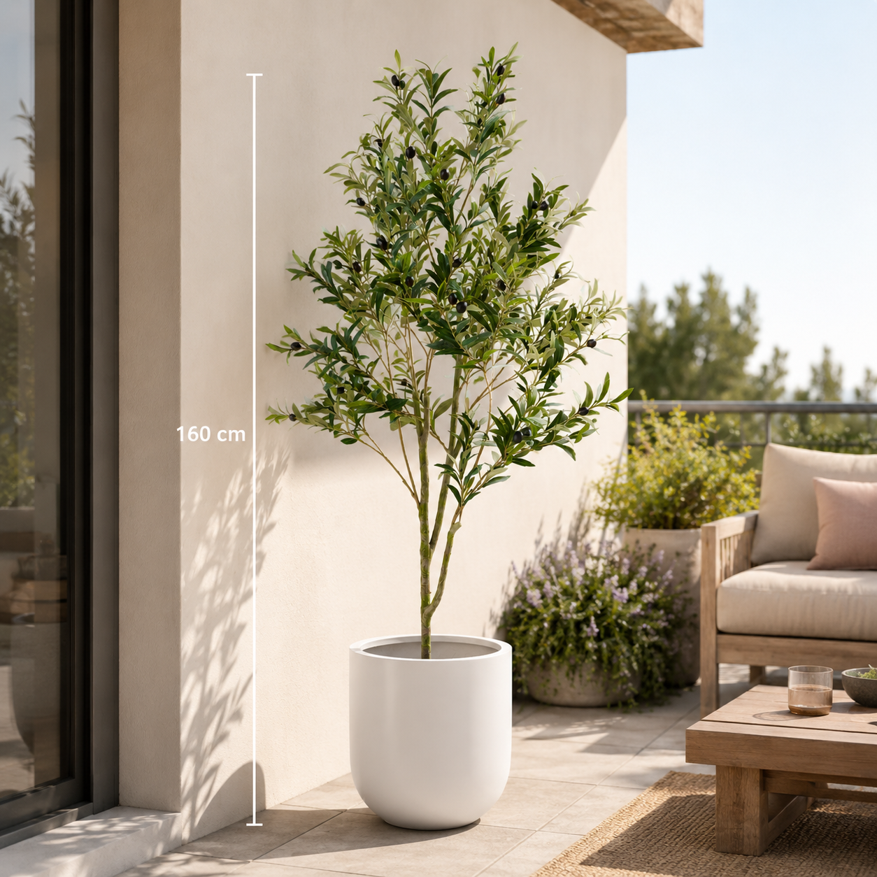 Arbre artificiel - Olivier 160cm
